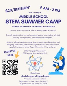Middle School STEM Summer Camp